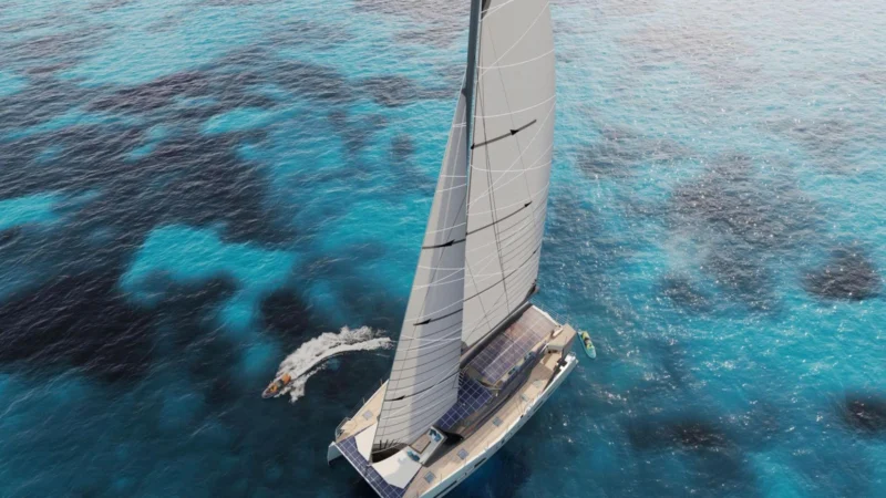 Catamaran à voile du chantier tunisien WAMA Yachts