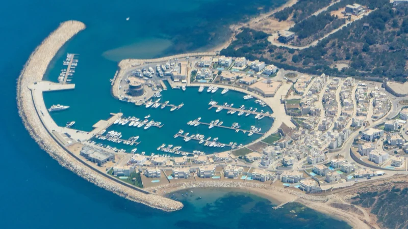 Le port de plaisance de Gammarth, où s'est tenu le Yachting Festival